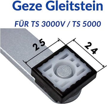 Ersatzgleiter für Normalschienen TS 3000/5000