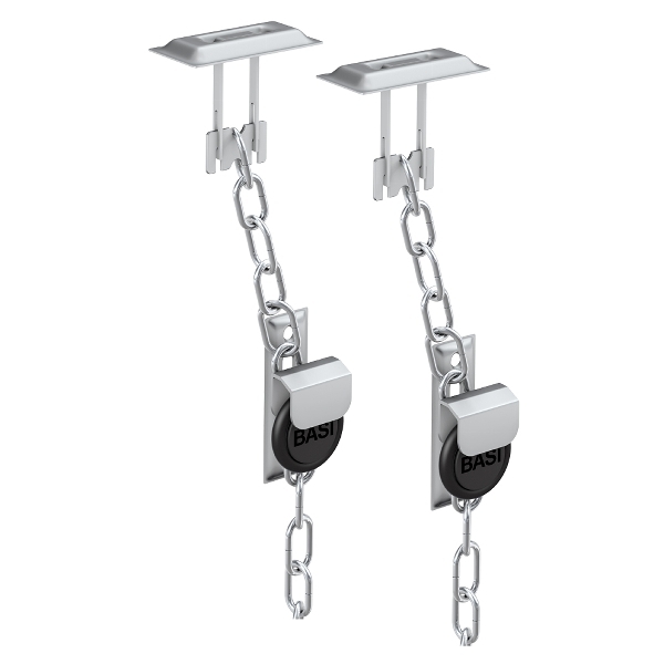 ​BASI® 1x Paar Gitterrostsicherung GS 100 für Kellerschächte, Lichtschächte als Einbruchschutz